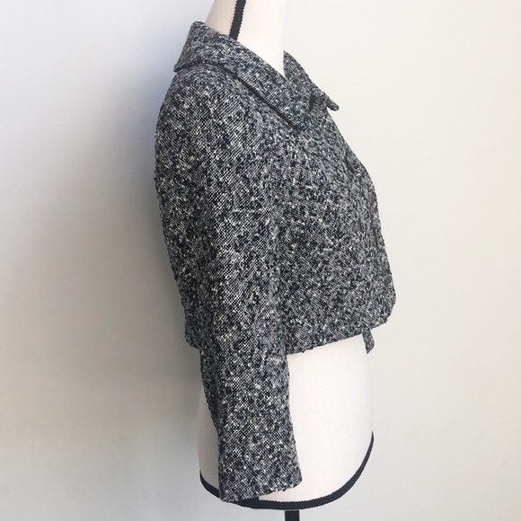 Talbots Vintage Cropped Wool Blend Jacket Sz 2 - Picture 3 of 13